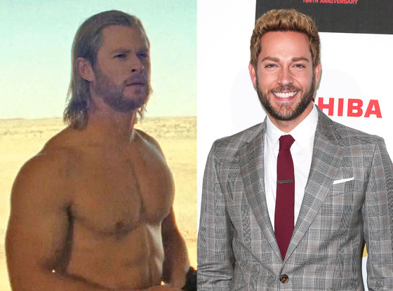 Chris Hemsworth, Zachary Levi Chris Hemsworth, Zachary Levi